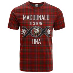 MacDonald of Staffa 02 Clan DNA In Me Tartan Crest T-Shirt