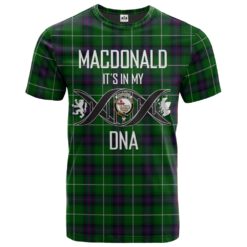 MacDonald of The Isles Clan DNA In Me Tartan Crest T-Shirt