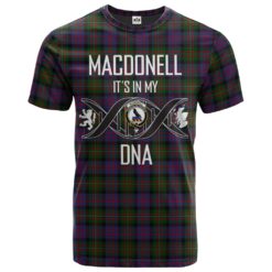 MacDonell of Glengarry 02 Clan DNA In Me Tartan Crest T-Shirt