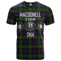 MacDonell of Glengarry 03 Clan DNA In Me Tartan Crest T-Shirt