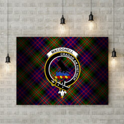 MacDonell (of Glengarry) Crest Canvas New
