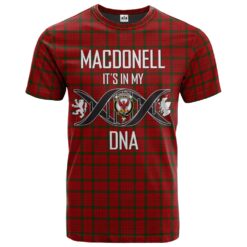 MacDonell of Keppoch 02 Clan DNA In Me Tartan Crest T-Shirt