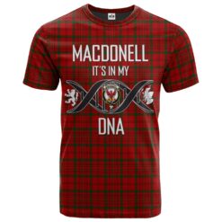 MacDonell of Keppoch 04 Clan DNA In Me Tartan Crest T-Shirt