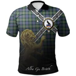 MacDonnell of Glengarry Ancient Polo Shirts Tartan Crest Celtic Scotland Lion