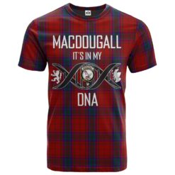 MacDougall 01 Clan DNA In Me Tartan Crest T-Shirt