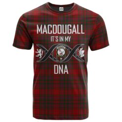 MacDougall 02 Clan DNA In Me Tartan Crest T-Shirt