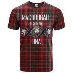MacDougall 04 Clan DNA In Me Tartan Crest T-Shirt