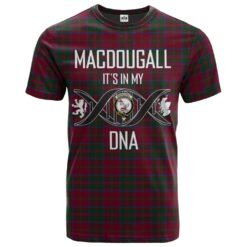 MacDougall 05 Clan DNA In Me Tartan Crest T-Shirt