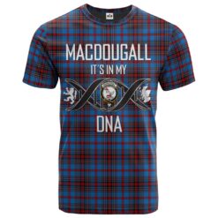 MacDougall 07 Clan DNA In Me Tartan Crest T-Shirt