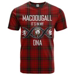 MacDougall 08 Clan DNA In Me Tartan Crest T-Shirt