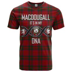 MacDougall 09 Clan DNA In Me Tartan Crest T-Shirt