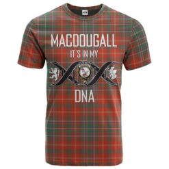 MacDougall Ancient Clan DNA In Me Tartan Crest T-Shirt