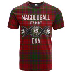MacDougall Clan DNA In Me Tartan Crest T-Shirt