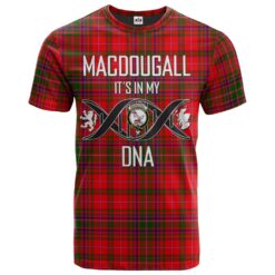 MacDougall Modern Clan DNA In Me Tartan Crest T-Shirt