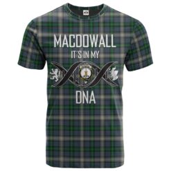 MacDowall Clan DNA In Me Tartan Crest T-Shirt