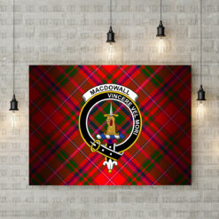 MacDowall (of Garthland) Crest Canvas New