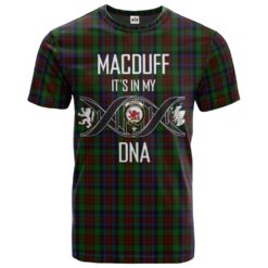 MacDuff Hunting Clan DNA In Me Tartan Crest T-Shirt