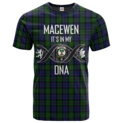 MacEwen - MacEwan 01 Clan DNA In Me Tartan Crest T-Shirt