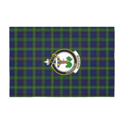 MacEwen Crest Tartan Tablecloth
