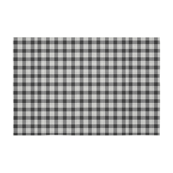 MacFarlane Black & White Ancient Tartan Tablecloth