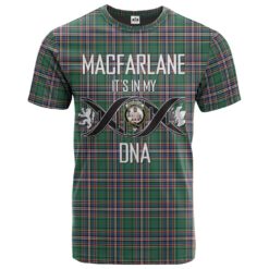 MacFarlane Hunting Ancient Clan DNA In Me Tartan Crest T-Shirt
