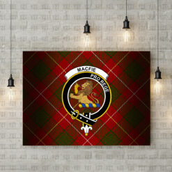 MacFie (of Dreghorn) Crest Canvas New