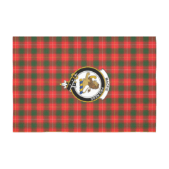 MacFie (of Dreghorn) Crest Tartan Tablecloth