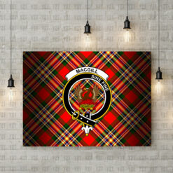 MacGill (Makgill) Crest Canvas New