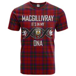 MacGillivray 02 Clan DNA In Me Tartan Crest T-Shirt