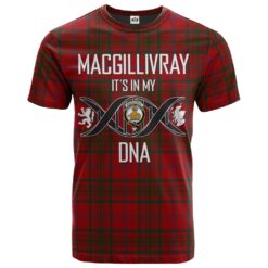 MacGillivray 03 Clan DNA In Me Tartan Crest T-Shirt