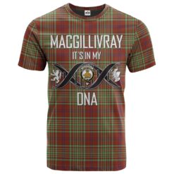 MacGillivray Hunting Ancient Clan DNA In Me Tartan Crest T-Shirt