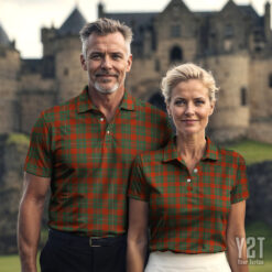 MacGregor Ancient Scottish Clan Tartan Polo Shirt - Authentic Heritage Apparel