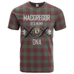 MacGregor Hunting Ancient Clan DNA In Me Tartan Crest T-Shirt