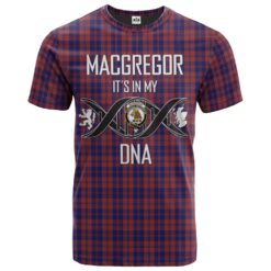 MacGregor of Glengyle Clan DNA In Me Tartan Crest T-Shirt
