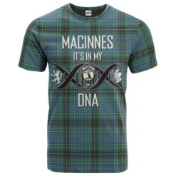 MacInnes Ancient Clan DNA In Me Tartan Crest T-Shirt