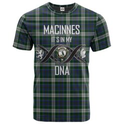MacInnes Dress Clan DNA In Me Tartan Crest T-Shirt