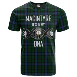 MacIntyre 01 Clan DNA In Me Tartan Crest T-Shirt