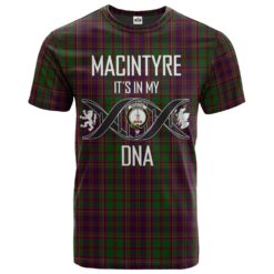 MacIntyre and Glenorchy Clan DNA In Me Tartan Crest T-Shirt