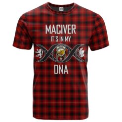 MacIver 02 Clan DNA In Me Tartan Crest T-Shirt
