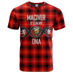 MacIver Modern Clan DNA In Me Tartan Crest T-Shirt