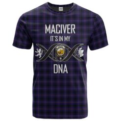 MacIver of Strome Clan DNA In Me Tartan Crest T-Shirt