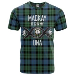 MacKay Ancient Clan DNA In Me Tartan Crest T-Shirt
