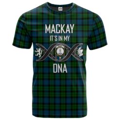 MacKay Modern Clan DNA In Me Tartan Crest T-Shirt