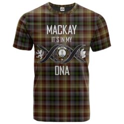 MacKay of Strathnaver Clan DNA In Me Tartan Crest T-Shirt