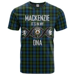 MacKenzie Clan DNA In Me Tartan Crest T-Shirt