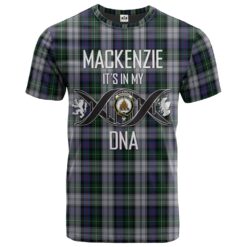 MacKenzie Dress 04 Clan DNA In Me Tartan Crest T-Shirt
