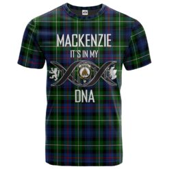 MacKenzie Modern Clan DNA In Me Tartan Crest T-Shirt