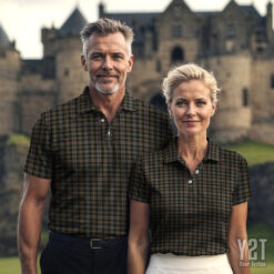 MacKenzie Weathered Scottish Clan Tartan Polo Shirt - Authentic Heritage Apparel