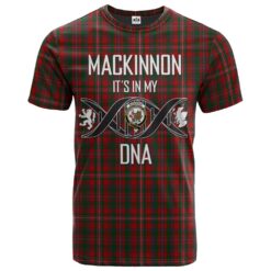 MacKinnon 01 Clan DNA In Me Tartan Crest T-Shirt