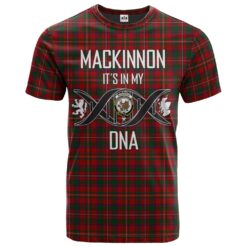 MacKinnon 02 Clan DNA In Me Tartan Crest T-Shirt